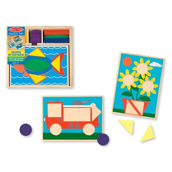 Wooden puzzle - Mosaic - colors and shapes