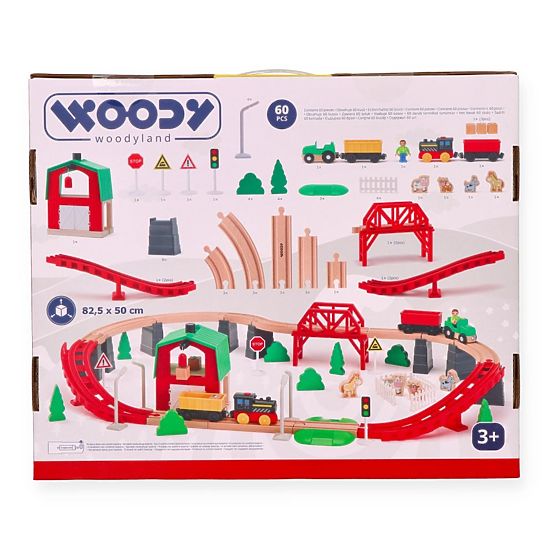 Wooden Railway Life on the Farm