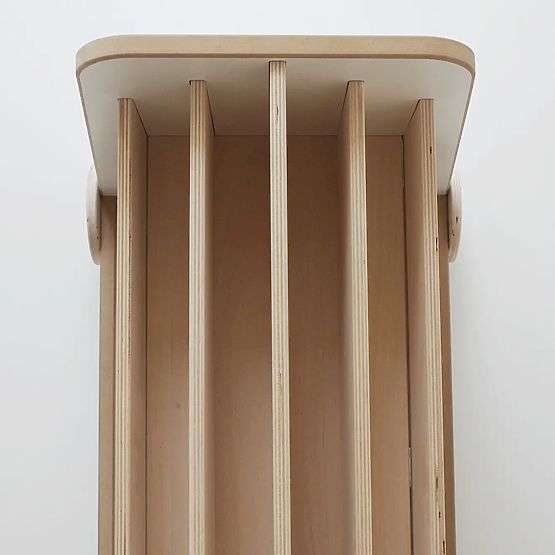 Wooden Shelf on Wheels