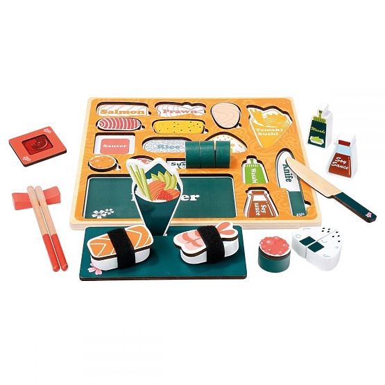 Wooden Sushi - 3D Puzzle