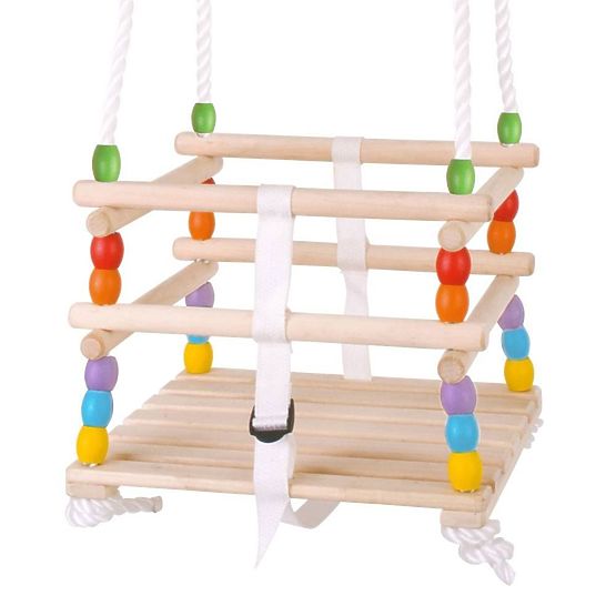 Wooden swing for the smallest up to 25 kg