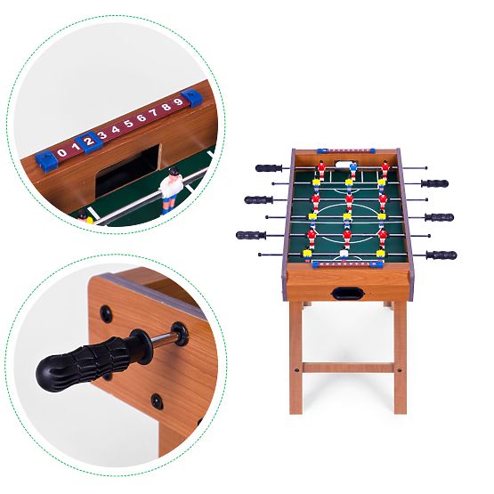 Wooden Table Football 69x35.5 cm Game Table Football ECOTOYS