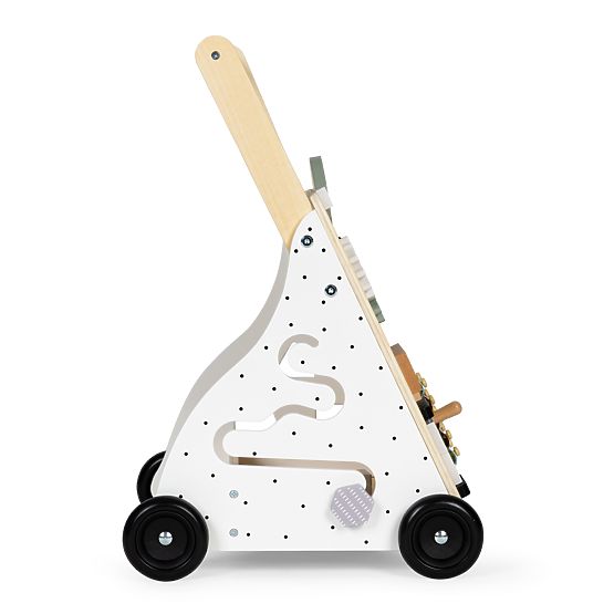 Wooden Walker Push Button Educational Cart for Children ECOTOYS