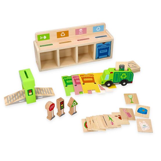 Wooden Waste Sorter - Puzzle