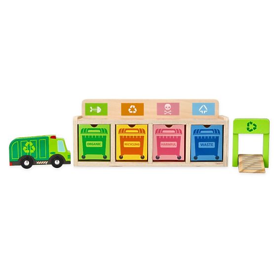 Wooden Waste Sorter - Puzzle