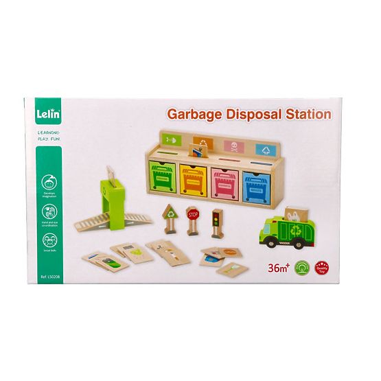 Wooden Waste Sorter - Puzzle