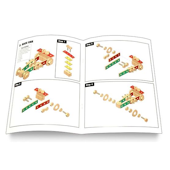 Wooden workshop for do-it-yourselfers and kits 2 in 1