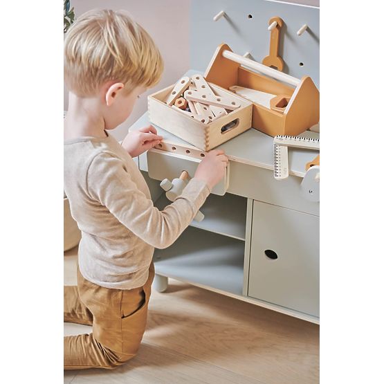 Wooden workshop Nordic - gray