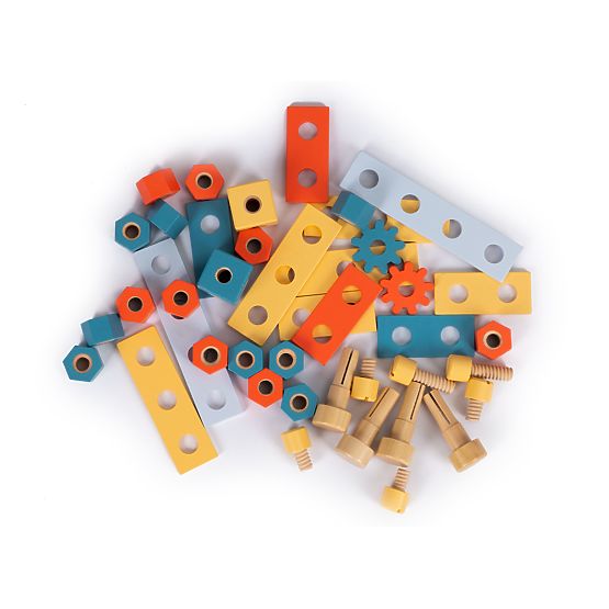 Wooden Workshop with Tools - 47 pcs ECOTOYS
