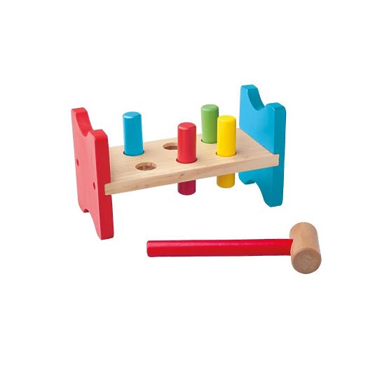 Woody Hammering Bench with Pegs