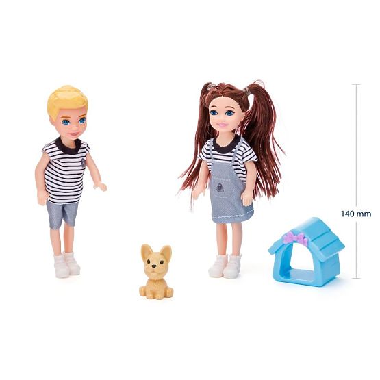 Woodyland Modern Family Doll Set with Animals