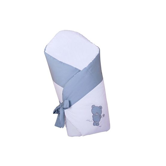 Wrap Teddy bear with a flower