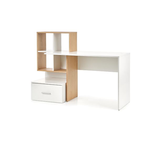 Writing Desk GROSSO - Golden Oak / White