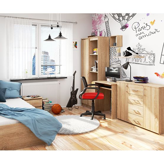 WRITING DESK STAR PK OAK SONOMA