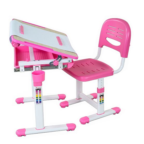 Writing table + chair Bambino for children - different colours