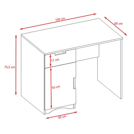 Writing table Classic - white