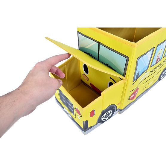 Yellow Bus Toy Storage Box