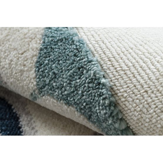 YOYO GD49 Carpet White / Gray - Unicorn for Children, Structural, Sensory Fringes