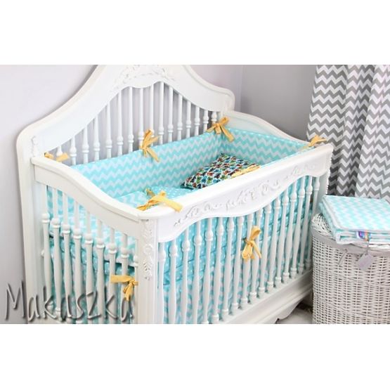Zig Zag Baby Cot Bedding Set + FREE Pillow