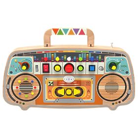 2Kids Toys Activity Board Wooden FM Radio, 2Kids Toys