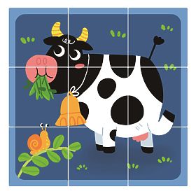 2Kids Toys Wooden Blocks Farm, 2Kids Toys