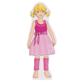 Magnetic puzzle - dress up doll, Goki
