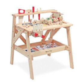 Wooden workshop for do-it-yourselfers and kits 2 in 1, Melissa & Doug