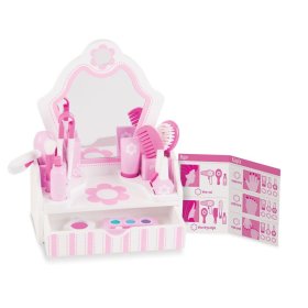 Children's cosmetic table with mirror