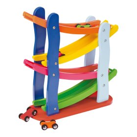Small Foot Wooden racing track 4 cars, small foot