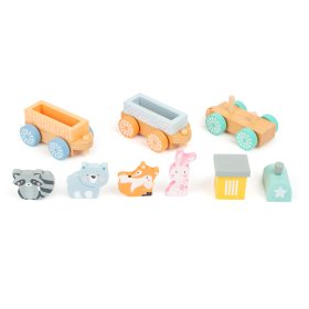 Small Foot Wooden train in pastel colors, small foot