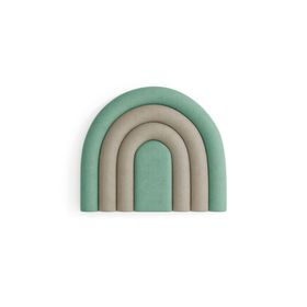 Rainbow Upholstered Panel - Mint / Beige, MIRAS