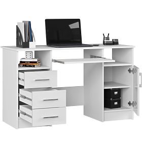 ANA PK WHITE / WHITE GLOSS DESK