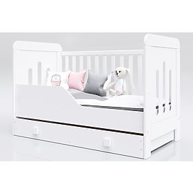 Zuza Children's Bed 140x70 cm with Daybed Side
