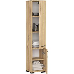 BATHROOM CABINET FIN 2 DOORS OAK ARTISAN