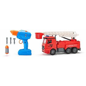 Battery-Powered Fire Truck with Assembly Feature