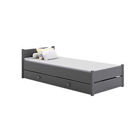 Bed MARCEL 200x90 Grey with Drawer