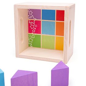 Bigjigs Baby First Wooden Blocks Set of 17 Pieces, Bigjigs Toys