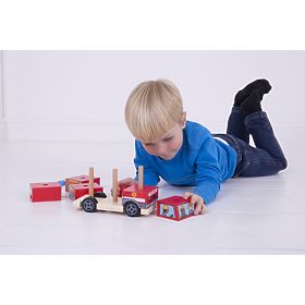 Bigjigs Baby Stacking Fire Truck, Bigjigs Toys