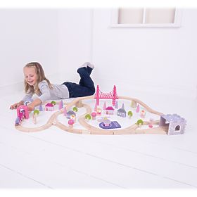 Bigjigs Rail Big wooden princess train track