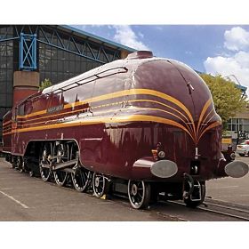 Bigjigs Rail replica locomotive Duchess of Hamilton + 3 tracks