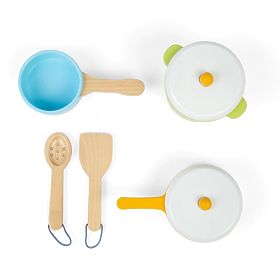 Bigjigs Toys 7-Piece Cookware Set