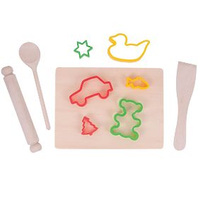 Bigjigs Toys Baking Set with Cookie Cutters
