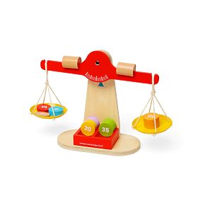 Bigjigs Toys Balance Scale with Counterweights, Bigjigs Toys