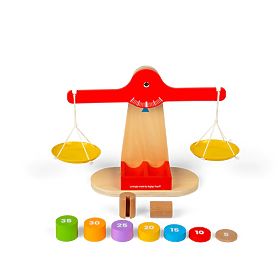 Bigjigs Toys Balance Scale with Counterweights