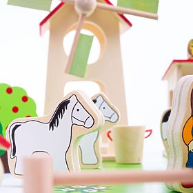 Bigjigs Toys Big Wooden Farm
