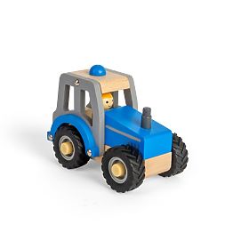 Bigjigs Toys Blue Tractor, Bigjigs Toys