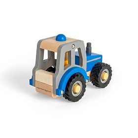 Bigjigs Toys Blue Tractor, Bigjigs Toys