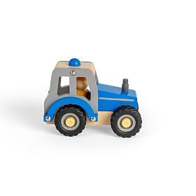Bigjigs Toys Blue Tractor