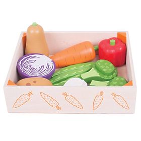 Bigjigs Toys Box with vegetables