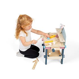 Bigjigs Toys Children's Workbench with Tools, Bigjigs Toys